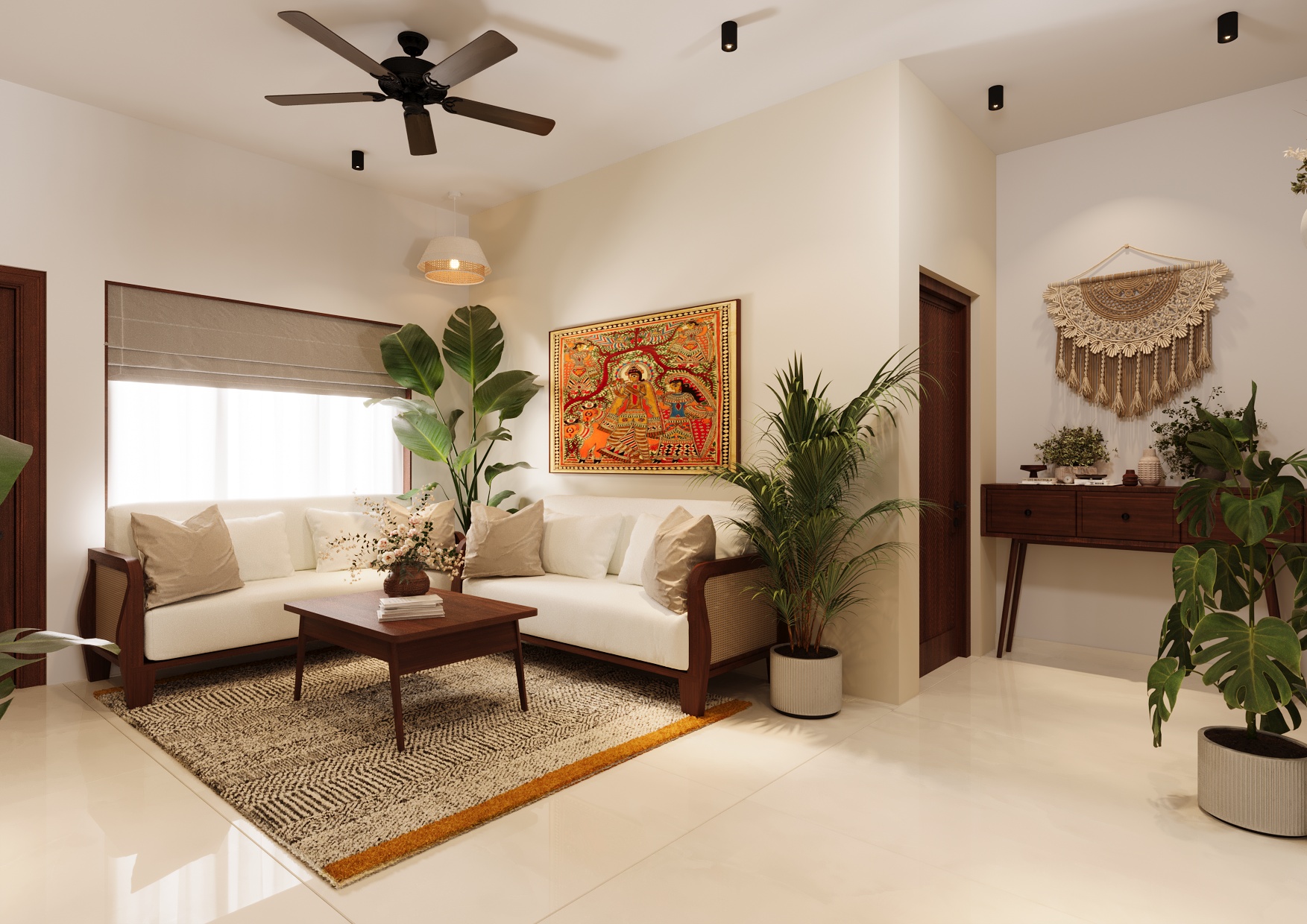 Interior deisgn of a living area